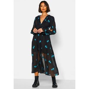 TOPSHOP Embroidered Dress